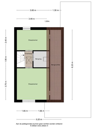 Floorplan - Lijnzaadstraat 6, 4671 KR Dinteloord