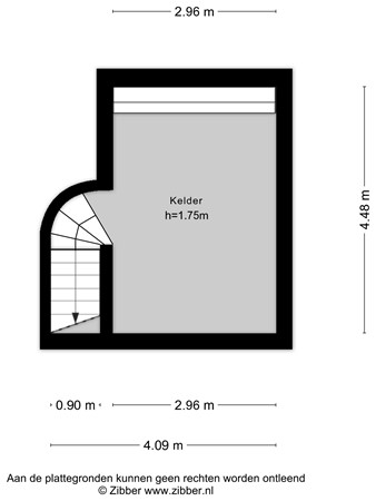 Floorplan - Havenweg 59, 4671 BT Dinteloord