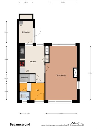 Nederlandlaan 43, 9501 CB Stadskanaal - 22233VK011 Begane Grond.jpg