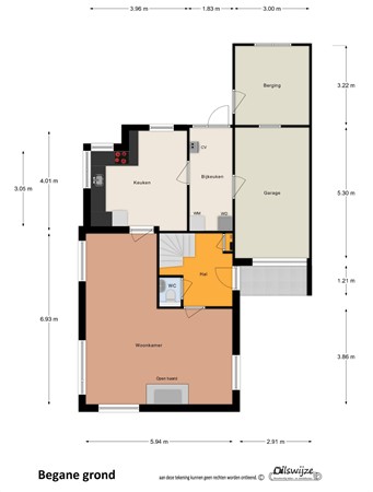 Anjerstraat 1, 9521 GJ Nieuw-Buinen - 22253VK016 Begane Grond.jpg
