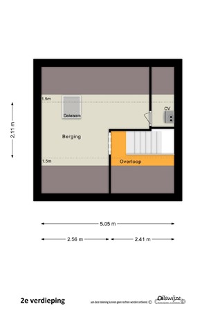 Lisdodde 33, 9521 HK Nieuw-Buinen - 22263VK005  2e verdieping.jpg