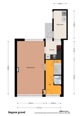 Kempenlaan 9, 9501 PG Stadskanaal - 22263VK008 begane grond.jpg