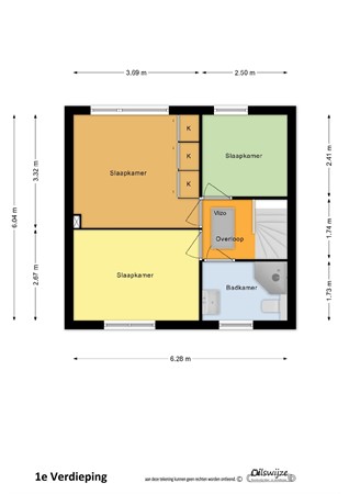 Anne De Vriesstraat 40, 9571 AJ 2e Exloërmond - 22263VK009 1e verdieping.jpg