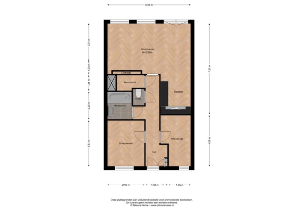 Avenue Carré 33, 2994 EA Barendrecht - verdiepingsvloer 2d.jpg