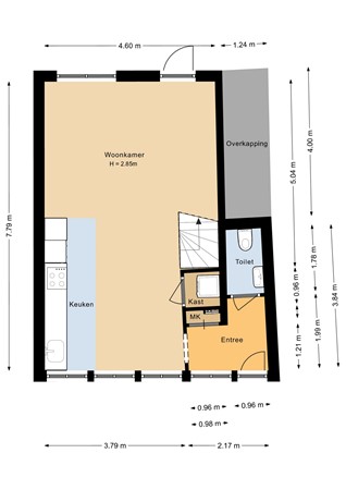 Suikerstraat 80, 3311 VV Dordrecht - Begane grond - 2D.jpg