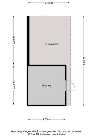 Meerwedesingel 37, 2993 RB Barendrecht - Berging_Meerwedesingel 37, Barendrecht_2D.jpg