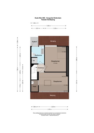 Oude Wal 39B, 3193 EM Hoogvliet Rotterdam - plattegrond 3.jpg