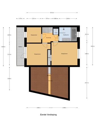 Dokter Hiemstralaan 6, 4205 KM Gorinchem - Eerste_Verdieping.jpg