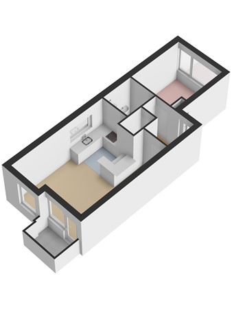 Rosmolensteeg 2, 4201 LA Gorinchem - 3D_Appartement.jpg