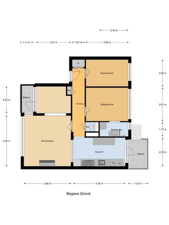 Grote Haarsekade 41A, 4205 VJ Gorinchem - Begane_Grond.jpg