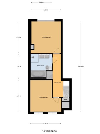 Kortendijk 54, 4201 KW Gorinchem - 1e_Verdieping.jpg