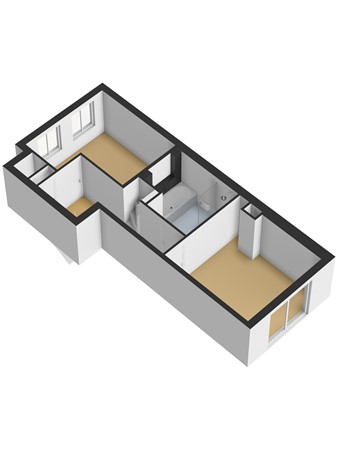 Kortendijk 54, 4201 KW Gorinchem - 3D_1e_Verdieping.jpg