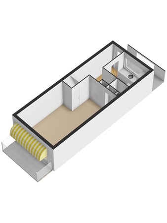 Dokter van Stratenweg 249, 4205 LK Gorinchem - 3D_1e_Verdieping.jpg