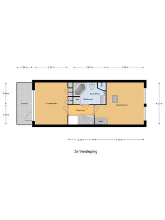 Dokter van Stratenweg 249, 4205 LK Gorinchem - 2e_Verdieping.jpg