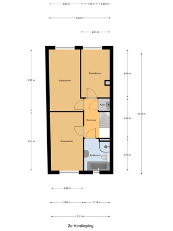 Johanna van Gulikstraat 19, 4205 GD Gorinchem - 2e_Verdieping.jpg