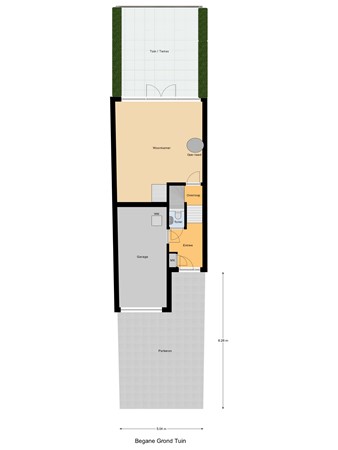 Johanna van Gulikstraat 19, 4205 GD Gorinchem - Begane_Grond_Tuin.jpg