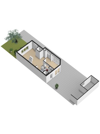 Nieuwe Hoven 50, 4205 BD Gorinchem - 3D_Begane_Grond_Tuin.jpg