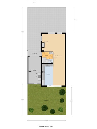 Belle Van Zuylenstraat 2, 4207 KG Gorinchem - Begane_Grond_Tuin.jpg