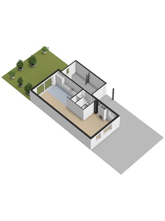 Belle Van Zuylenstraat 2, 4207 KG Gorinchem - 3D_Begane_Grond_Tuin.jpg