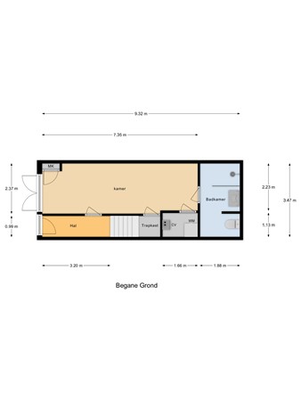 Ariën Brandsteeg 11, 4201 GG Gorinchem - Begane_Grond.jpg