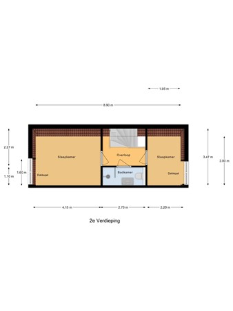 Ariën Brandsteeg 11, 4201 GG Gorinchem - 2e_Verdieping.jpg
