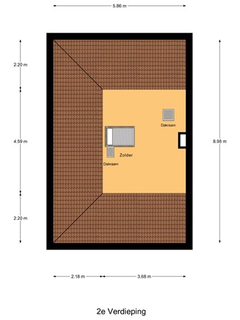 Dillenburgstraat 8, 4205 BP Gorinchem - 2e_Verdieping.jpg