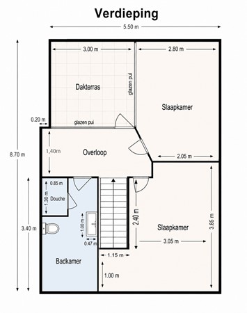 De Hut 8B, 6273 NA Ingber - De Hut 8 Ingber Plattegrond 1e Verdieping.jpg