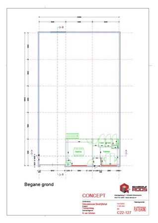 Transportweg 2A, 8304 AX Emmeloord - Bedrijfshal Transportweg Plattegrond 14-3-2023.jpg
