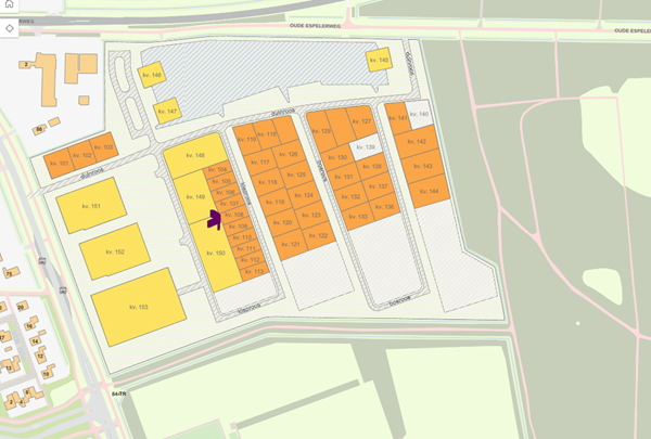 Klaproos, 8302 DH Emmeloord - kavelkaart.png