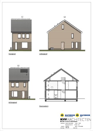 Buitenom, 8313 AS Rutten - 12 voorgevl achtergevel zijgevel doorsnede.jpg