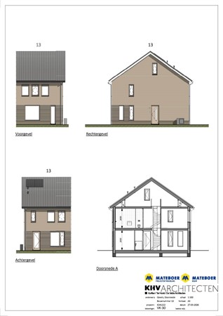 Buitenom, 8313 AS Rutten - 13 voorgevl achtergevel zijgevel doorsnede.jpg