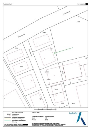 Economieweg 3, 8304 AD Emmeloord - Kadastrale kaart - Noordoostpolder AZ 5553.jpg