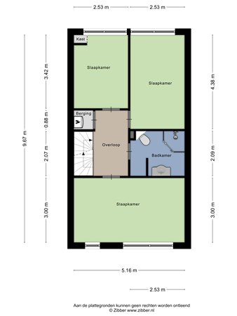 Wals 26, 1507 TN Zaandam - 475113_2D_Eerste_verdieping_Wals_26_Zaanstad_02.png