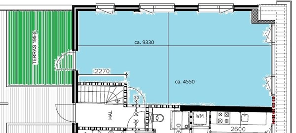 Peulenstraat 195D, 3371 AM Hardinxveld-Giessendam - plattegrond ingezoomd.jpg