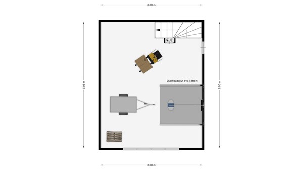 Floorplan - Conradsweg 56, 8064 PP Zwartsluis