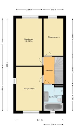 De Ritte 22, 3201 LE Spijkenisse - Eerste verdieping.jpg