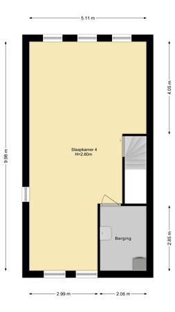 De Ritte 22, 3201 LE Spijkenisse - Tweede verdieping.jpg