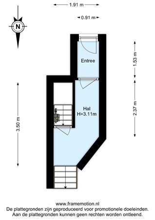 Van der Sluysstraat 518, 3033 SV Rotterdam - Van der Sluysstraat 518 begane grond.jpg