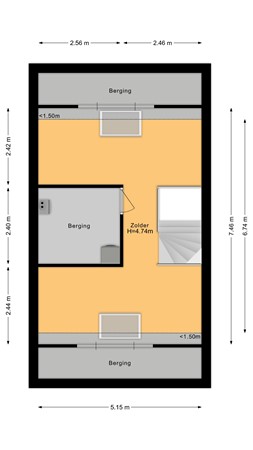 Warmoldstraat 75B, 3084 RS Rotterdam - Tweede verdieping.jpg