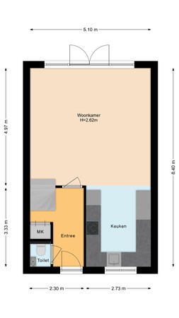 Paulinapolder 33, 2992 TZ Barendrecht - Begane grond.jpg