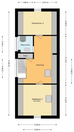 Sikkelstraat 32, 3075 CL Rotterdam - Tweede verdieping.jpg