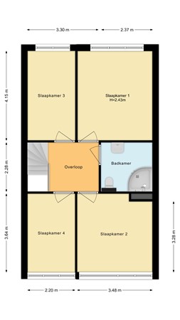Herman Costerstraat 25, 3072 PE Rotterdam - Derde verdieping.jpg
