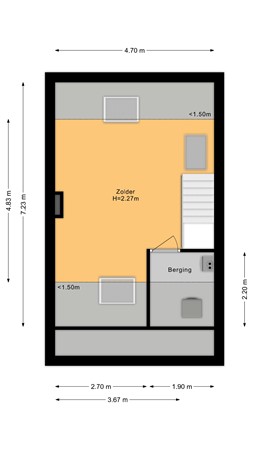 Arnoldipad 3, 3123 NA Schiedam - Tweede verdieping.jpg