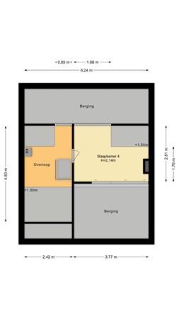 Willem de Goedeweg 1, 3331 KT Zwijndrecht - Tweede verdieping.jpg