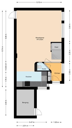 Grebbe 7, 3068 GK Rotterdam - Begane grond.jpg