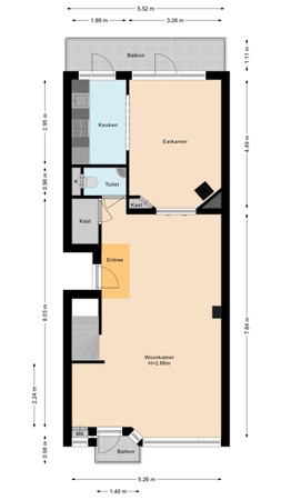 Rotterdamsedijk 265A1, 3112 AM Schiedam - Eerste woonlaag.jpg