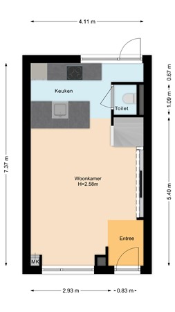 Leliestraat 39, 3114 NJ Schiedam - Begane grond.jpg
