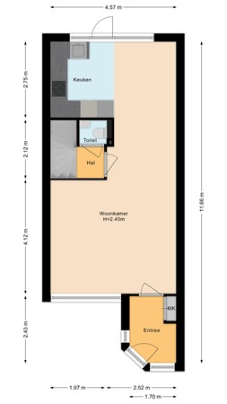 Patrijs 11, 2991 MK Barendrecht - Begane grond.jpg