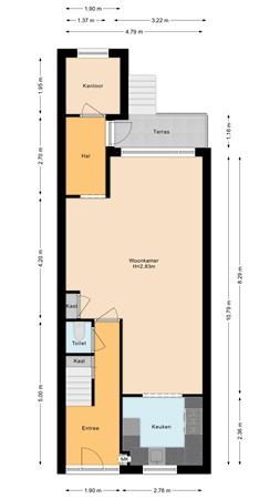 Gordonstraat 5, 3117 MP Schiedam - Begane grond.jpg