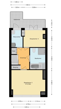 Gordonstraat 5, 3117 MP Schiedam - Tweede verdieping.jpg
